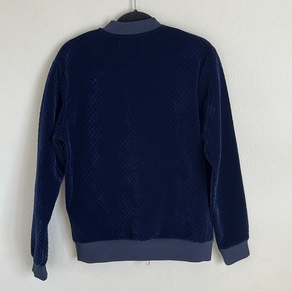 Zara Quilted Dark Blue Jacket - Picture 3 of 5